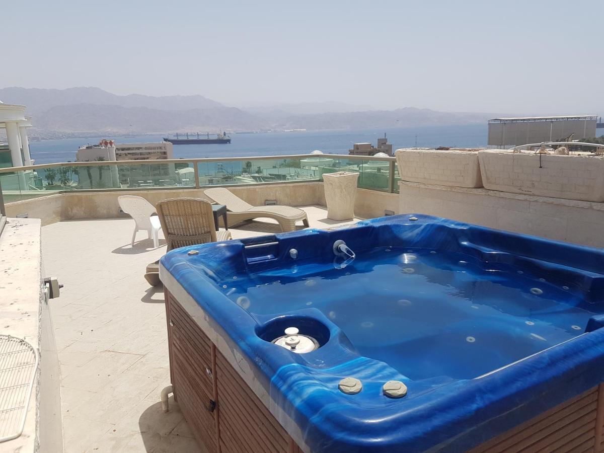 La-Palmore Luxury Apart-Residense Resort With Pool First Line Sea Side Eilat Eksteriør bilde